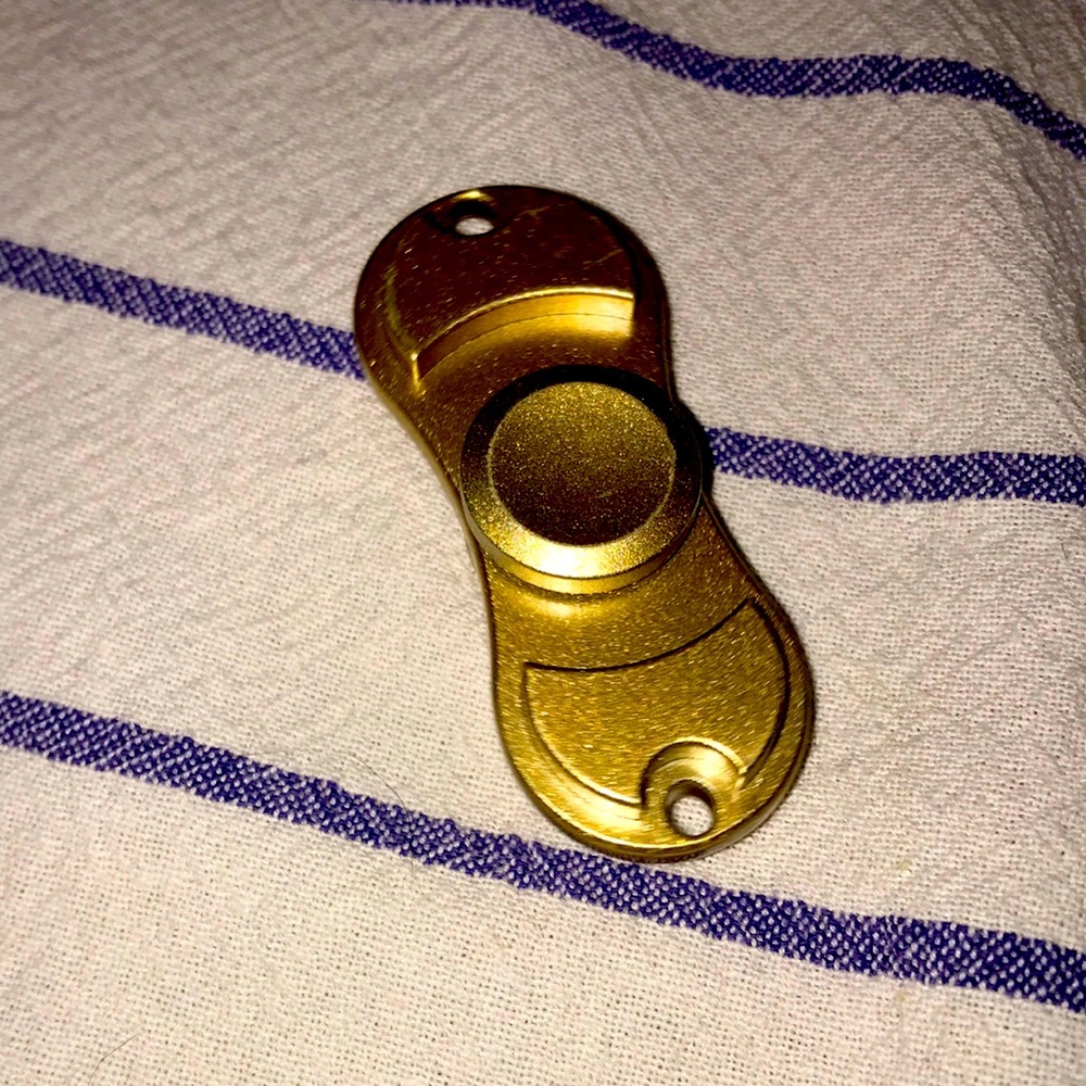 Gold Fidget spinner